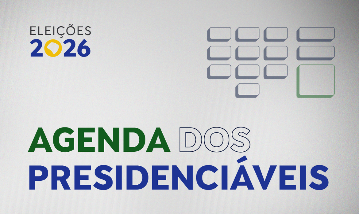 Arte EBC Brasília (DF), 18/08/2026 - Arte Agenda dos Presidenciáveis.
Arte EBC