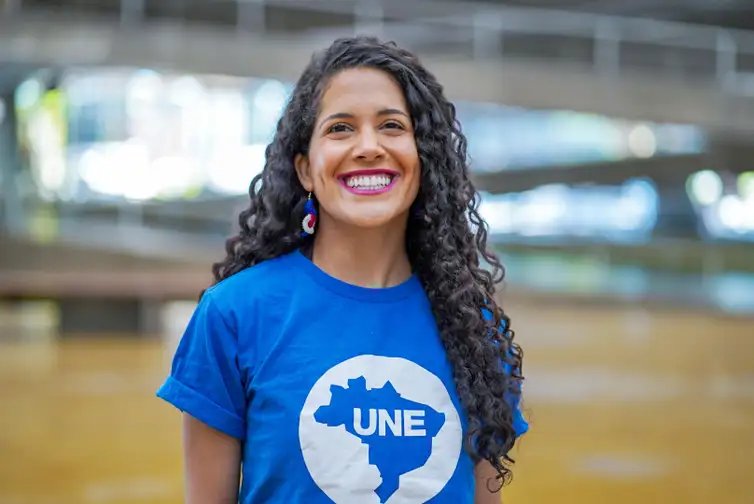 Karla Boughoff/UNE São Paulo (SP), 15/10/2026 - FOTO DE ARQUIVO - Presidente da UNE Bianca Borges. Foto: Karla Boughoff/UNE